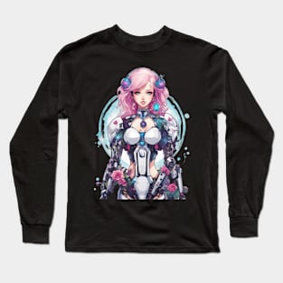 Girl Made of Metal and Steel Long Sleeve T-Shirt